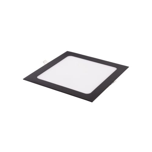 Zápustný LED panel 12W čtverec černý 170x170mm /BSN12-LED/