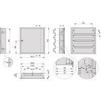 EATON BF-U-3S-3/72-D125 3x24 modulů zapuštěný rozvaděč, 3-stupňový, 72M bílý /EP-502537/ (3)