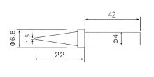 Náhradní hrot k mikro pájce C1-1 /ZD-30C, ZD-99, ZD8906, ZD8906/
