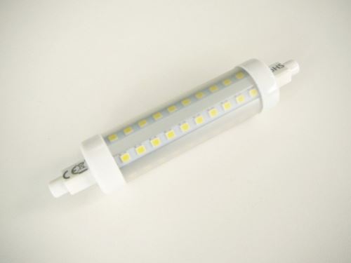 LED žárovka s paticí R7S 12W  místo halogenu 230V E12W-360° 118mm