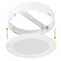 SOLIGHT WD244-W LED 24W kulatý panel vhodný do koupelny s krytím IP54 2v1 přisazený nebo podhledový, 3CCT, 2040lm, bílé (5)