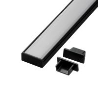 LED hliníkový profil N14C - nástěnný černý (5)