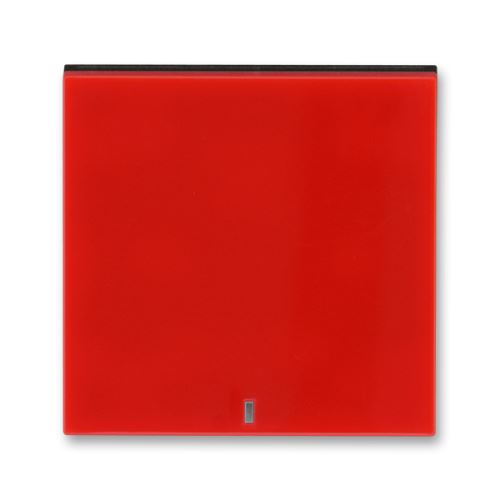 ABB 3559H-A00653 65 Kryt s čirým průzorem LEVIT červená/kouřová černá