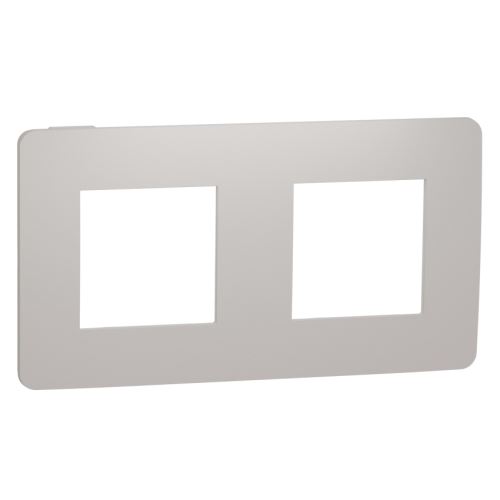 Schneider NOVÁ UNICA NU280424 rámeček dvojnásobný LIGHT GREY/BÍLÁ