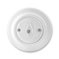 ABB 3560K-C07345 Decento® Přepínač křížový č.7, otočný bílá-porcelán