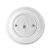 ABB 3560K-C06345 Decento® Přepínač střídavý schodišťový č.6, otočný bílá-porcelán