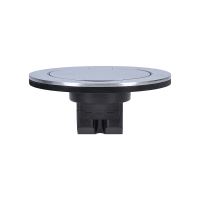 Solight 5B324 vestavná zásuvka z broušeného hliníku s krytím IP55, kulatá (4)