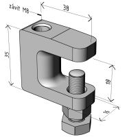 Arkys držák závitové tyče DZM 9 GZ Merkur /ARK-214090/ (1)