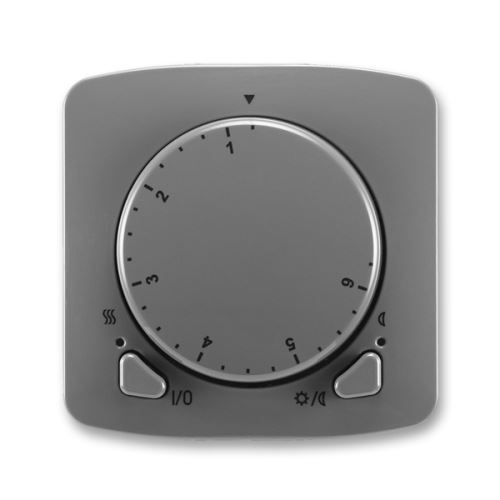 ABB 3292A-A10101 S2 termostat univerzální TANGO kouřověšedá otočné