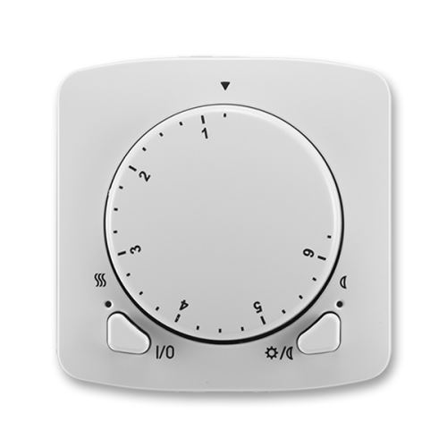 ABB 3292A-A10101 S termostat univerzální TANGO Světle ŠEDÁ, otočné