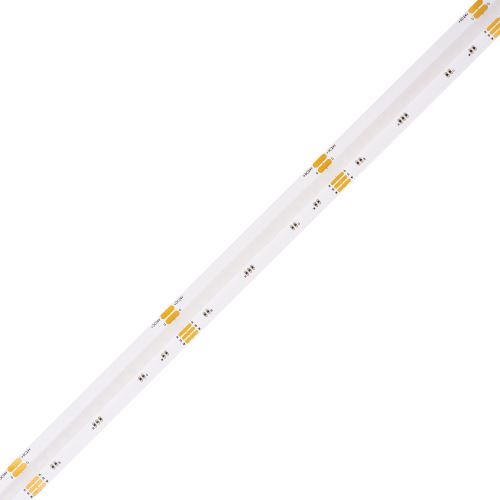 RGBW-CW LED pásek COB Barevný+Studená bílá jednotné světlo 16W/m, 24V, 896LED/m