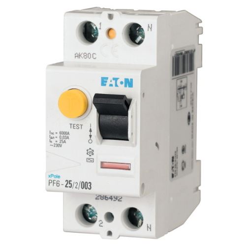 EATON PF6-25/2/0,03 TYP A Proudový chránič /112921/ Náhrada za 286492