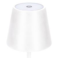 Solight WO69-W Lucca stolní lampička, nabijecí, 120lm, se stmívaním, bílá (4)