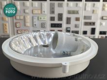 Panlux SKP-100/B svítidlo s mřížkou KRUH 100W bílá IP44 E27 (5)