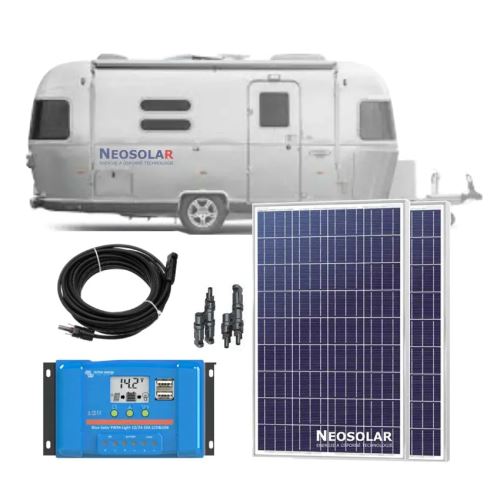 Victron Energy 230Wp kompletní solární systém pro karavan, chalupu