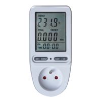 GETI GPM01 digitální měřič spotřeby elektrické energie 16A IP20 LCD displej